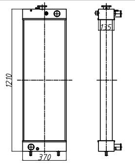 SK320LC-8 Aluminium Radiator SK320-8 SK330LC-8 SK330-8 SK350LC-8 SK350-8 SK400LC-8 SK400-8 LC05P00043S001 LC05P00043S034