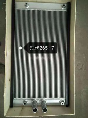 Rakitan Radiator Oli Hidraulik Hyundai R265-7 Warna Putih Perak