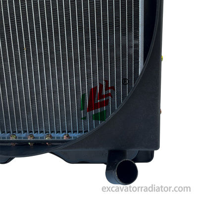 Weichai K4100 38 Right Corner DF Mesin Teknik Tugas Berat Radiator Inti Aluminium Bagian Otomotif