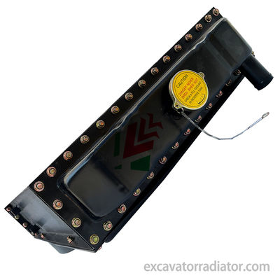 Radiator Mesin Teknik Untuk Weichai K4105 Dibangkitkan Kanan Kiri Bend DF38 Mesin Berat Cooler Aksesoris