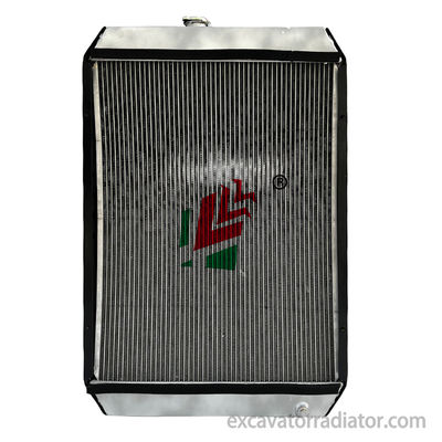 Jianghuai JAC1024 Bus Radiator Cooler Assembly Aluminium Mobil Penumpang Mesin Sistem Pendingin Tangki Air Warna Perak