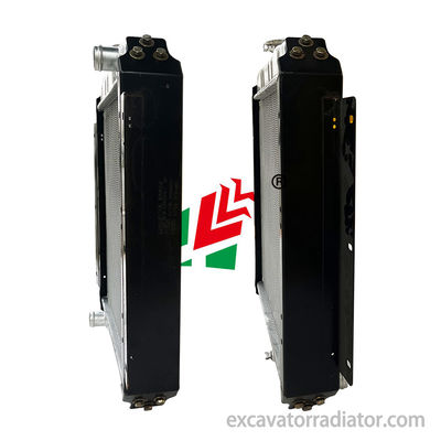 HD 250-7 suku cadang excavator tangki air radiator