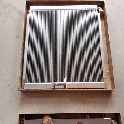 Plate Fin Radiator Minyak Hidrolik Komatsu PC400-6 Penggunaan Ekskavator