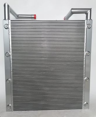 Rakitan Radiator Aluminium Kecil Dua Lapisan Untuk Ekskavator Hitachi EX330-3