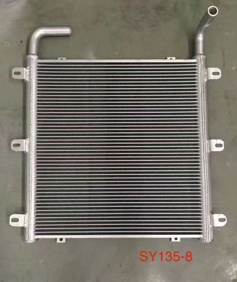 Sany SY135-8 Excavator Aluminium Radiator Dengan Pendingin Transmisi