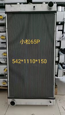 D65EX - 15EO Tembaga Bulldozer Radiator Tabung Empat Baris 40KG
