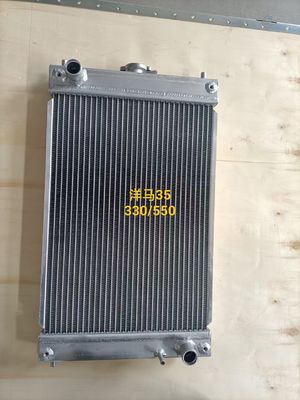 Yanmar 35 Excavator Radiator Aluminium Tengah Pembuangan Panas Yang Baik